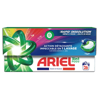Ariel 3 in 1 bonte was wascapsules - 26 wasbeurten