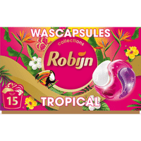 Robijn Collections 3-in-1 tropische wascapsules voor bonte was - 15 wasbeurten