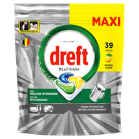Dreft Platinum Citroen - 39 vaatwastabletten
