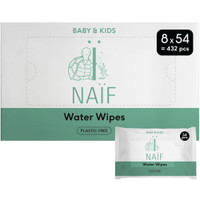Naïf plasticvrije babydoekjes - 432 stuks