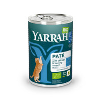 Yarrah Bio Paté visnatvoer voor katten - 4,8 kg