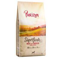 Purizon Superfoods hondenbrokken met rundvlees, kip, erwten en appels - 12 kg