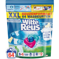Witte Reus Power Caps wit- en lichtgekleurde wascapsules - 64 wasbeurten