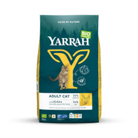 Yarrah Biologisch Volwassen kattenbrokken met kip - 10 kg
