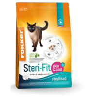 Fokker Steri-Fit Skin & Coat kattenbrokken - 10 kg