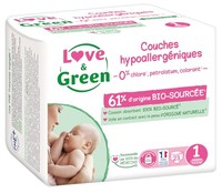 LOVE & GREEN luiers maat 1 - 23 stuks