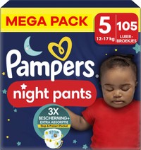 Pampers Baby Dry Night Pants luierbroekjes maat 5 - 105 stuks