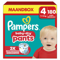 Pampers Baby Dry luierbroekjes maat 4 - 180 stuks