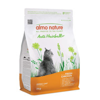 Almo Nature Anti-haarballen kip & rijst kattenbrokken voor volwassen katten - 4 kg