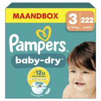 Pampers Baby Dry luiers maat 3 - 222 stuks