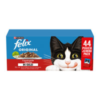 Felix Original Countryside Selectie in gelei natvoer voor katten - 10,2 kg
