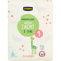 Jumbo Premium luiers maat 1 - 34 stuks