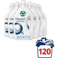 Neutral Vloeibaar wasmiddel voor witte was - 120 wasbeurten