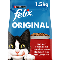 Felix Original Countryside rund en kip met groenten kattenbrokken - 1,5 kg