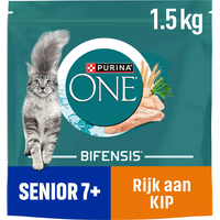 Purina One Senior 7+ rijk aan kip kattenbrokken - 1,5 kg