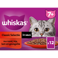 Whiskas 7+ Classic Selectie natvoer voor katten - 1,02 kg