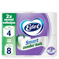 Edet Smart toiletpapier 3-laags - 4 rollen