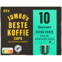Jumbo Espresso Extra Forte koffiecups - 40 stuks
