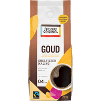 Fairtrade Original Goud snelfiltermaling gemalen koffie - 250 gram