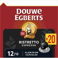 Douwe Egberts Espresso Ristretto koffiecups - 20 stuks