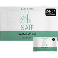 Naïf plasticvrije waterdoekjes - 1296 stuks