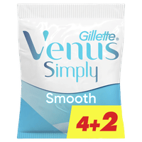 Gillette Venus Simply Smooth - 6 wegwerpmesjes