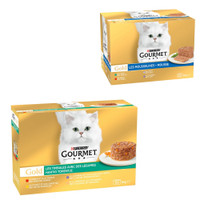 Gourmet Gold geraffineerde ragoutmix natvoer voor katten - 10,2 kg