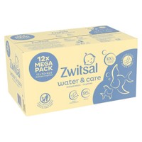 Zwitsal Water & Care met Zwitsalgeur babydoekjes - 624 stuks