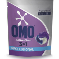 Omo Professional Pro Formula Active Clean wascapsules - 80 wasbeurten