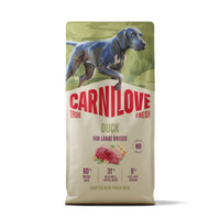Carnilove True Fresh hondenbrokken voor grote rassen, eend - 24 kg