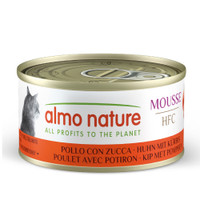 Almo Nature HFC Mousse kip met pompoen natvoer voor katten - 1,68 kg