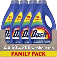 Dash Waskracht vloeibaar wasmiddel voor bonte was - 200 wasbeurten
