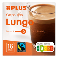 Plus Dolce Gusto Classic Lungo Fairtrade koffiecups - 16 stuks