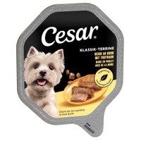 Cesar Classic Klassieker kip en kalkoen natvoer voor honden - 2,1 kg