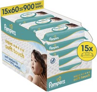 Pampers Aqua Soft Touch babydoekjes - 900 stuks