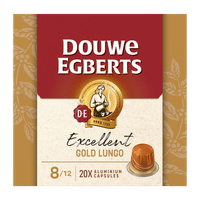Douwe Egberts Excellent Gold Lungo Nespresso cups - 20 stuks