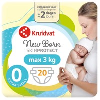 Kruidvat NewBorn Extra Small Maat 0 Luiers Smallpack - 20 stuks