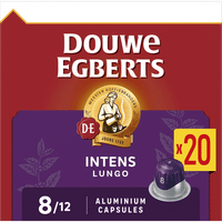 Douwe Egberts Lungo 8 Intens koffiecups - 20 stuks