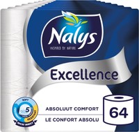 Nalys Excellence toiletpapier 5-laags - 64 rollen