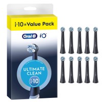 Oral-B iO Ultimate Clean zwarte opzetborstels - 10 stuks