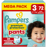 Pampers Premium Protection luierbroekjes maat 3 - 72 stuks