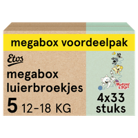 Etos Woezel & Pip luierbroekjes maat 5 - 132 stuks