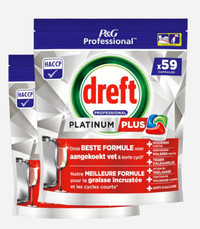 Dreft Platinum Plus Regular All in 1 - 118 vaatwastabletten