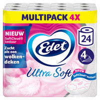 Edet Ultra Soft toiletpapier 4-laags - 24 rollen