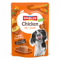Smolke Soft Paté Kip Orange Goodness natvoer voor honden - 300 gram