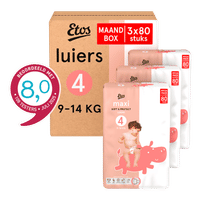 Etos luiers maat 4 - 240 stuks