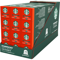 Starbucks single-origin Colombia medium roast Nespresso cups - 120 stuks
