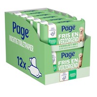 Page Fris en Verzorgend (Aloë Vera en Kamille) vochtig toiletpapier - 456 vellen