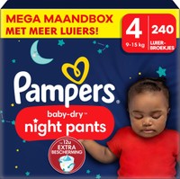 Pampers Baby Dry Night Pants luierbroekjes maat 4 - 240 stuks