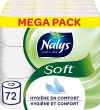 Nalys Soft toiletpapier 2-laags - 72 rollen